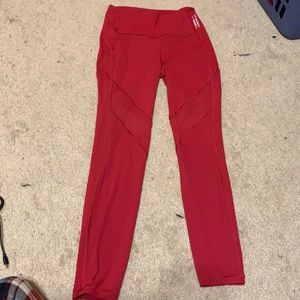 Lulu lemon x Barry leggings, reddish pink